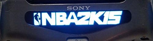 CoromaxTM PS4 Game Dualshock Controller Vinyl Stickers LED Light Bar Skin Covers Decals Film for Sony Playstation 4 - 2K16 Sports Basketball NBA 2K15 Logo [1pc]