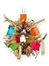 Nature's Instinct Fire Cracker Cluster for Pet Birds