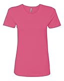 UPC 846907000077 product image for Next Level Ladies Boyfriend T-Shirt. 3900 - Hot Pink 3900 S | upcitemdb.com