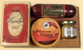Wisconsin Delights Cheese and Sausage Gift by Sausage Delights