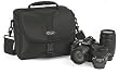 Lowepro Rezo 180 Shoulder Bag For Digital SLR & 3-4 Lenses for Canon 550D, 500D, 1000D, Nikon D3000, Samsung NX10, PL1, Panasonic G2,  Sony Alpha A450  - Black