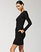 Kardashians by bebe One Shoulder Pleated Dress Product Image