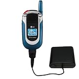 Emergency AA Battery Charge Extender for the LG UX390 - Gomadic Brand w/ TipExchange Technology