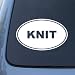 KNIT - Vinyl Car Decal Sticker #1532 | Vinyl Color: White