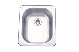 Elements of Design K15135BN# Single Bowl Stainless Steel Self-Rimming Bar Sink, Brushed Nickel