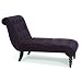 Avenue Six 200014 Curves Tufted Chaise Lounge - Purple