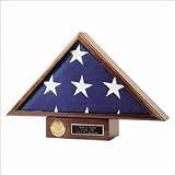 Personalized Wooden Flag Display Case
