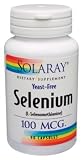 Solaray - Selenium (Yeast Free), 100 mcg, 90 capsules