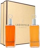 Lagerfeld by Karl Lagerfeld for Men 2 Piece Set Includes: 4.2 oz Eau de Toilette Spray + 4.2 oz After Shave Pour