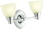 KOHLER K-11366-CP Transitional Double Wall Sconce for Forte Faucet Line, Polished Chrome