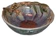 Large dragonfly bowl - hand glazed ceramic