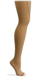 Truform Anti-Embolism Thigh High Open-Toe Stockings, Beige, Large