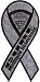 Cure Multiple Sclerosis 2 in 1 Ribbon Magnet, Dimensions: 3 7/8
