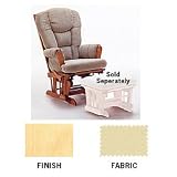 Glider - Natural Finish/Chamber Antique Fabric