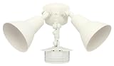 Dual 150-Watt PAR38 Halogen Floodlights with Motion Sensor Dual 150-Watt PAR38 Halogen Floodlights with Motion Sensor