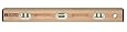 Johnson Level & Tool 724 24-Inch Laminated Wood Level