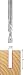 Freud 76-102 1/4-Inch Diameter 2-Flute Down Spiral Router Bit with 1/4-Inch Shank