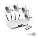 Cctv Camera System 4 Wireless Camera Kit Receiver Cctv Secur