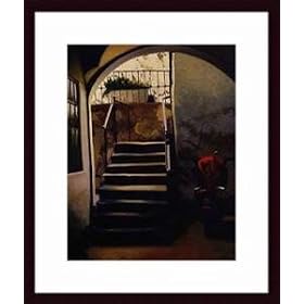Vespa, Cortona, Art Poster by Anne Belov, with Wood Frame, poster size: 16" x 20"