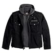 Harley-Davidson&reg; Men's Skull 3-in-1 Canvas Jacket. 100% cotton canvas. Removable hooded vest. 98415-08VM