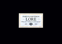 Harley Davidson Lore 1903-1965