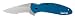 Kershaw Ken Onion Blue Scallion Serrated Folding Pocket Knife with Speed Safe