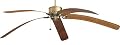 Emerson Ceiling Fans Maui-Bent Model CFB65-2000-AB in Antique Brass. Indoor fan.