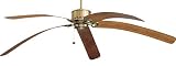 Emerson Ceiling Fans Maui-Bent Model CFB65-2000-AB in Antique Brass. Indoor fan.