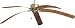 Emerson Ceiling Fans Maui-Bent Model CFB65-2000-AB in Antique Brass. Indoor fan.