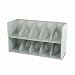 Add A Stack Shelving System Filing Tiers & Dividers, 36w x 10h, Light Gray, 2/Ct (TNN106525)