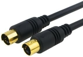 Fosmon Gold Plated S-Video Cable (Male to Male) - 12ft