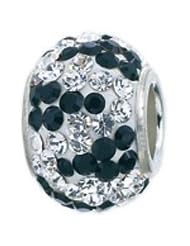Sterling Silver Swarovski Zebra Zable Bead BZ1064