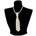 Ivory Pearl Style Tie Necklace