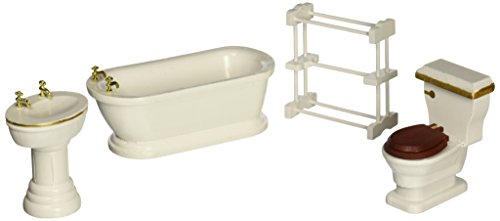 Melissa & Doug Deluxe Doll - House Bathroom Furniture
