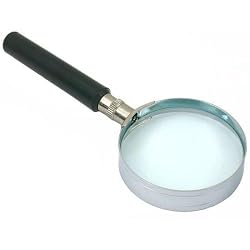 5x Magnifying Glass Stamp Coin Magnifier Lens Tool 2"