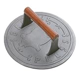 Norpro Cast Iron Round Bacon Grill Press