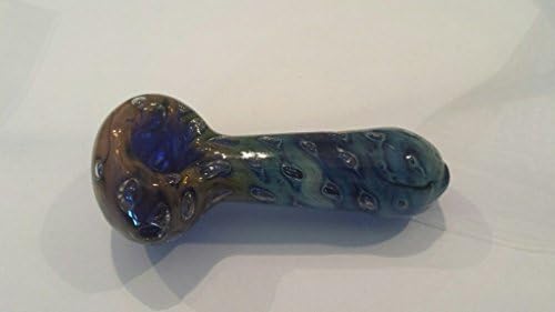 Blue Reptile Glass Incense Burner