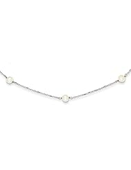 14k Wg White Cultured Pearl Necklace