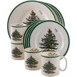Spode Christmas Tree Dinnerware, Set of 12