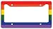 Gay Flag License Plate Frame