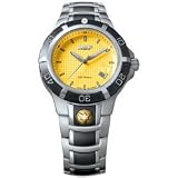 ASP Watches Investigator, Yellow Dial, Two Tone Stainless Steel Strap
