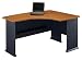 Advantage Natural Cherry Right Elbow Desk By Bush Furniture