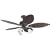 Hunter 23970 Oasis Three-Light 54-Inch Five-Blade Ceiling Fan, New Bronze and Antique Dark Plastic Wicker