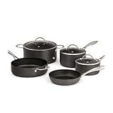 Gourmet Expressions 8-Piece Hard Anodized Cookware with Bonus 13-Piece Accessory Set