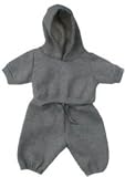 Gray Sweat Suit Outfit fits 8-10 Stuffed Animals like Webkinz, Shining Star and 8 - 10 Stuffed Animals