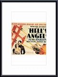 Hell's Angels, Art Poster with Metal Frame, poster size: 11