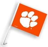 Clemson Tigers Car Flag - COLLEGE ATHLETICS Sports Merchandise