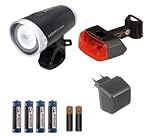 SIGMA SPORT Lightster/Cuberider II Beleuchtungs-Komplett-Set