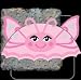 Child sized Pink Butterfly Umbrella