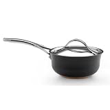 Anolon Nouvelle Copper Hard Anodized Nonstick Covered Saucie, 2-1/2-Quart